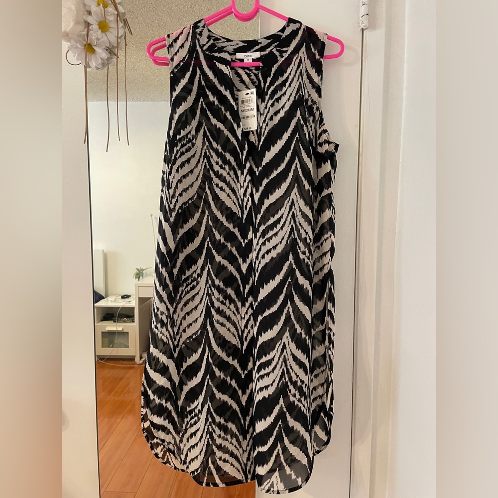 BAR III Animal Print Shirt